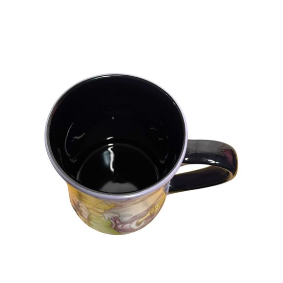 Disney Parks Tinkerbell Mornings Aren’t Magical Coffee Tea Mug 16oz Purple - Picture 5 of 6